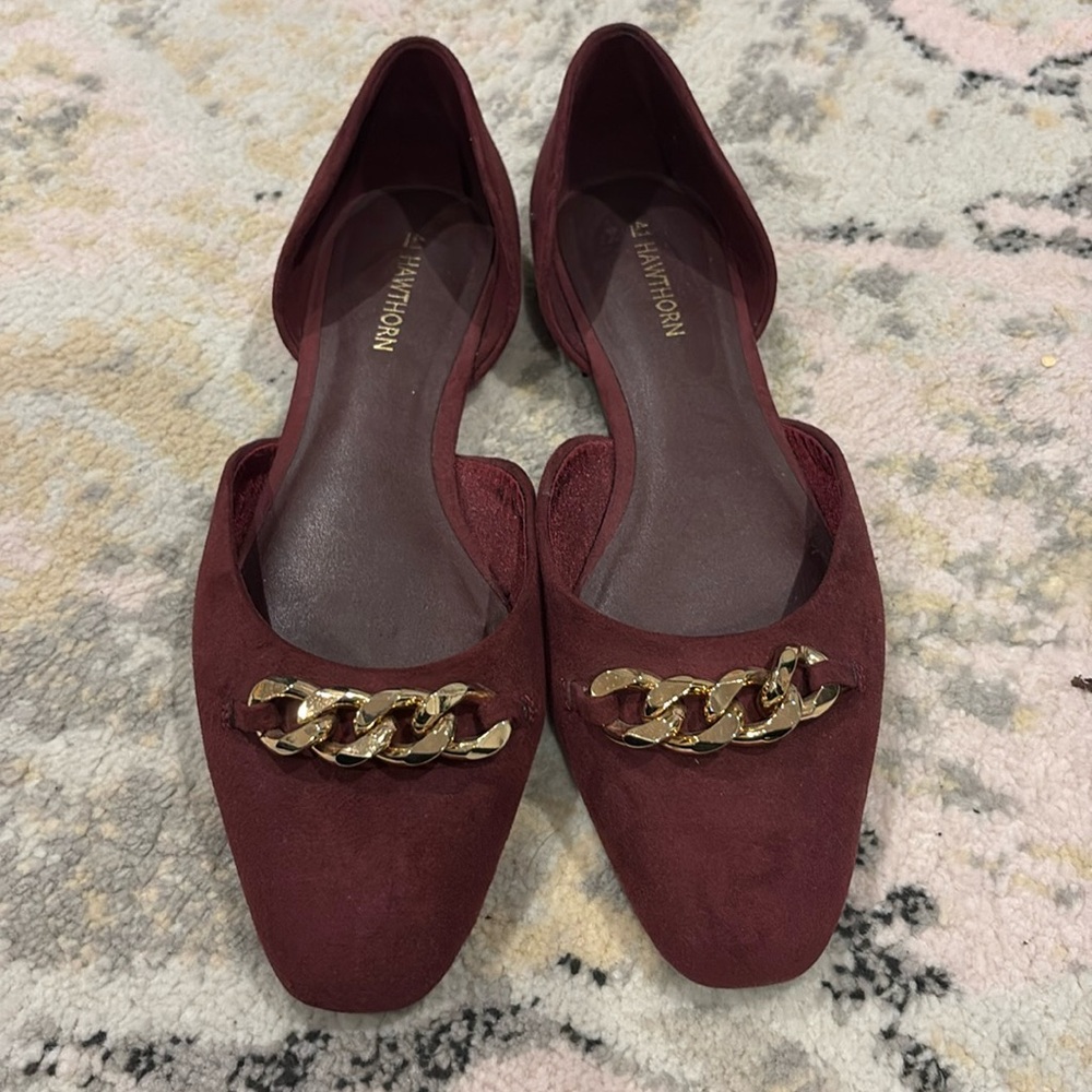 41 Hawthorn Felda D'Orsay Flats - Women's Size 8 🍷